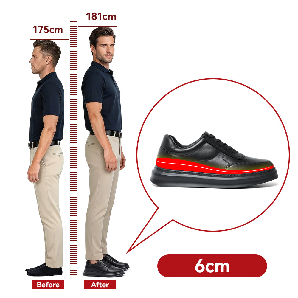 ELEVATOR SHOES DINO +2.36 INCHES