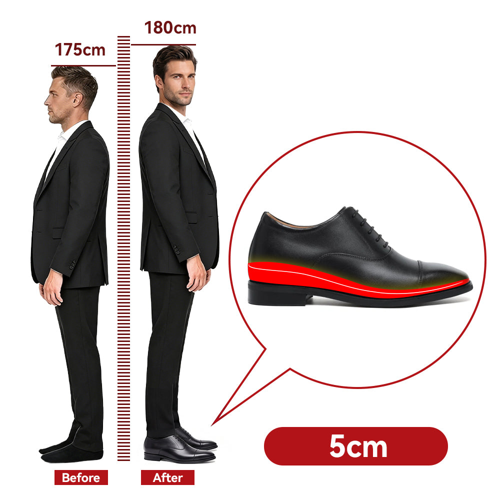 ELEVATOR SHOES OTTAVIO +1.97 INCHES